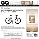 Win a Men's Mercer Bike from GQ/Martone Cycling