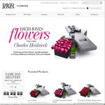 10% Discount off Flowers at David Jones + Delivery. Online Only
