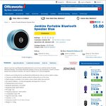 Jenkins Portable Bluetooth Speaker $5 Officeworks Plenty of Stock at VIC Park WA