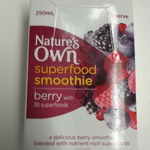 Free Nature's Own Smoothies at Town Hall Station Sydney