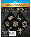 Game of Thrones Season 1-3, 15 Blu-Ray Set $44.78 in Store JB Hi-Fi