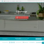 Glowforge 3D Laser Cutter/Engraver - Preorder at 50% off - $1995USD + $675USD Shipping