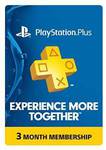 3-Month PlayStation Plus Membership - $10 USD ($13.90 AUD) @ Amazon