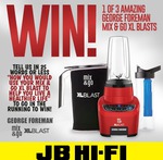 Win 1 of 3 George Foreman Mix & Go XL Blasts from JB Hi-Fi