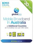Globalgig Dual Sim with $30 Credit (Equal to 5GB Mobile Data) for $6 + $9.95 Delivery at Dick Smith