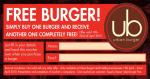 Urban Burger - North Melbourne, VIC - Buy One, Get One Free Voucher 