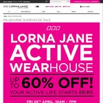 Lorna Jane Warehouse Sale @ MCEC (MEL Only) - Tanks $20/40, Tops $25/40, Shorts $30, Bras $45 + More
