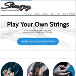 Stringjoy 20% off Everything (Custom Guitar / Bass String Sets 4|5|6|7|8|9|12 Strings)