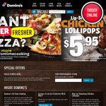 Domino's Any Pizza $6.95 Pickup - Online Only (QLD)