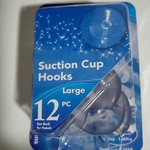 12 Suction Cup Hooks $0.23 Masters