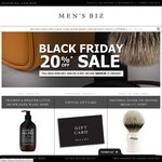 Black Friday - Men's Biz - 20% off Sitewide (Exludes Sale Items/Gift Cards)