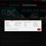 Hoyts LUX - 2 Tickets for $60 (+ $6 Booking Fee for Online Bookings)