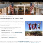 U.S. National Parks - Free Entry (Save up to $30) on 10 Selected Days in 2017