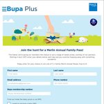 Win 1 of 3 Family Merlin Annual Passes (Valued at $350ea) from Bupa (Members Only)