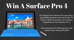 Win a Microsoft Surface Pro 4 Tablet from Perrin Briar
