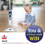 Win 1 of 2 BISSELL PowerFresh Deluxe Steam Mops Worth $289 from Stan Cash