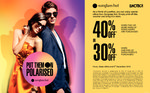 30% - 40% off Sunglasses at Sunglass Hut until 5 December 2010