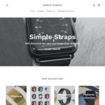 10% off Orders over $25 @ Simple Straps (Apple Compatible Watch Band and Straps)