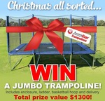 Win a Jump Star Jumbo Trampoline Bundle Worth $1,300 from Jump Star Trampolines