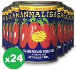 Annalisa Peeled Tomatoes 400g X 24 - $12 (50c Per Can) @ Woolworths