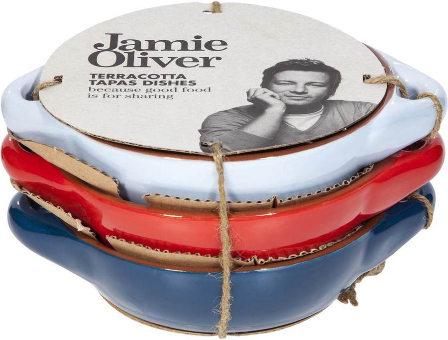 Jamie Oliver Snack & Dip cuencos Set de 3 platos para tapas Variations II. 