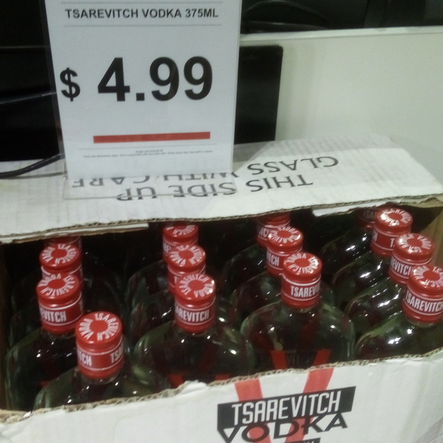 tsarevitch-375ml-vodka-4-99-jr-duty-free-brisbane-airport-ozbargain