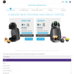 Mini Me Coffee Machine + 4 Boxes of Pods $30 (First Month) @ Dolce Gusto (12 Month Pod Subscription)