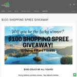 Win a $100 Shopping Spree from Going 4ward Fitness