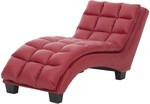 Jasmin Leather-Look Chaise Chair $80 C&C or + Delivery @ Amart Furniture