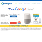 Win 1 of 15 Google Home Devices Worth $199 Each [Purchase Refresh 50’s Eye Drops RRP$17.99 from Chemist Warehouse or My Chemist]