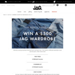 Win a $500 or 1 of 5 $100 Vouchers from JAG