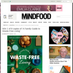 Win 1 of 8 Copies of ‘A Family Guide to Waste-Free Living’ Worth $34.99 from MiNDFOOD