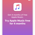 Get 4 Months of Free Apple Music @ Shazam (iOS)
