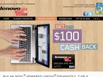 Lenovo Cash Back Deal (upto $100) on IdeaPad Y, Z and G Series