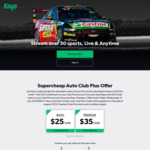 Supercheap Club Plus Credit with Kayo Sports Subscription ($25 or $35 Credit)