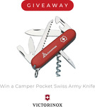 Win a Victorinox Camper Pocket Swiss Army Knife from Mega Boutique