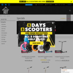 50% off Selected Range of Scooters @ Scooter Hut