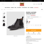 Men’s Black Leather Chelsea Boots $54 (Free Shipping over $80 Spend) @ Rivers