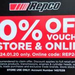 [REPCO] 30% off Voucher - 1 DAY ONLY
