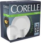 Corelle Winter Frost White 16pc Dinnerware Set $42 @ Woolworths