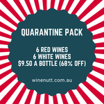 Quarantine Pack 68% off 6 Red Wines + 6 White Wines $9.50 a Bottle ($114) @ Winenutt