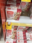 [NSW] Uncle Tobys Raspberry Goji White Choc 175g 5 Bars $0.50 @ Coles Pyrmont