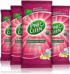 Pine O Cleen Surface Wipes Tropical Blook 480 Wipes (4 x 120pk) $24/$21.60 (Sub&Save) + Delivery ($0 with Prime/$39+) @ Amazon