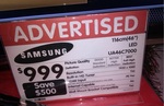 Samsung UA46C7000 46" Full HD LED-LCD 3D TV - $999 @ DSE Corner Bourke/Swanston St Melbourne