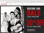 50% off All Full Priced Items Online Now at Guess