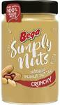 Bega Simply Nuts Crunchy Peanut Butter 650g $6.50 @ Woolworths