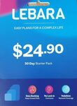 Lebara $24.90 Small 30 Day Prepaid Plan for $3.99 Delivered @ Cellmate