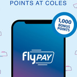 Pay via Points by Using Flypay at Checkout - Collect 1,000 Bonus Points When You Sign up to Flypay and Make 1 Payment