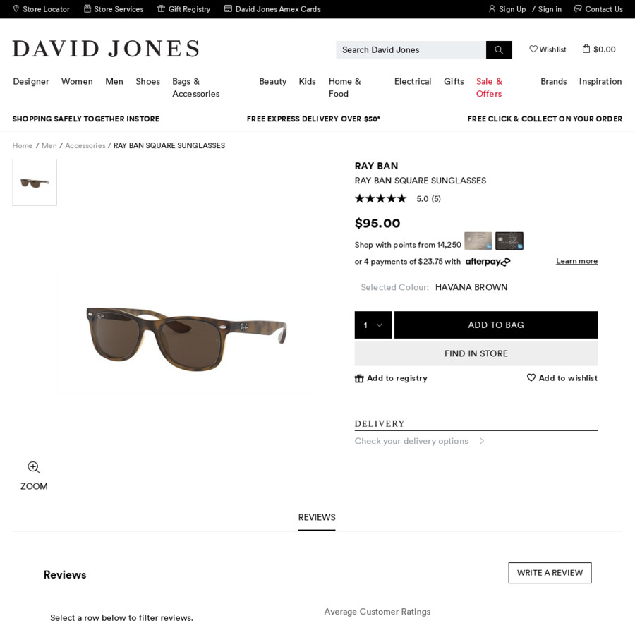 David jones best sale kids sunglasses