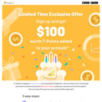 $100 Worth Points for New User @ Tanggram App